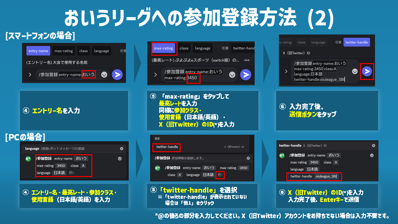 エントリー手順2